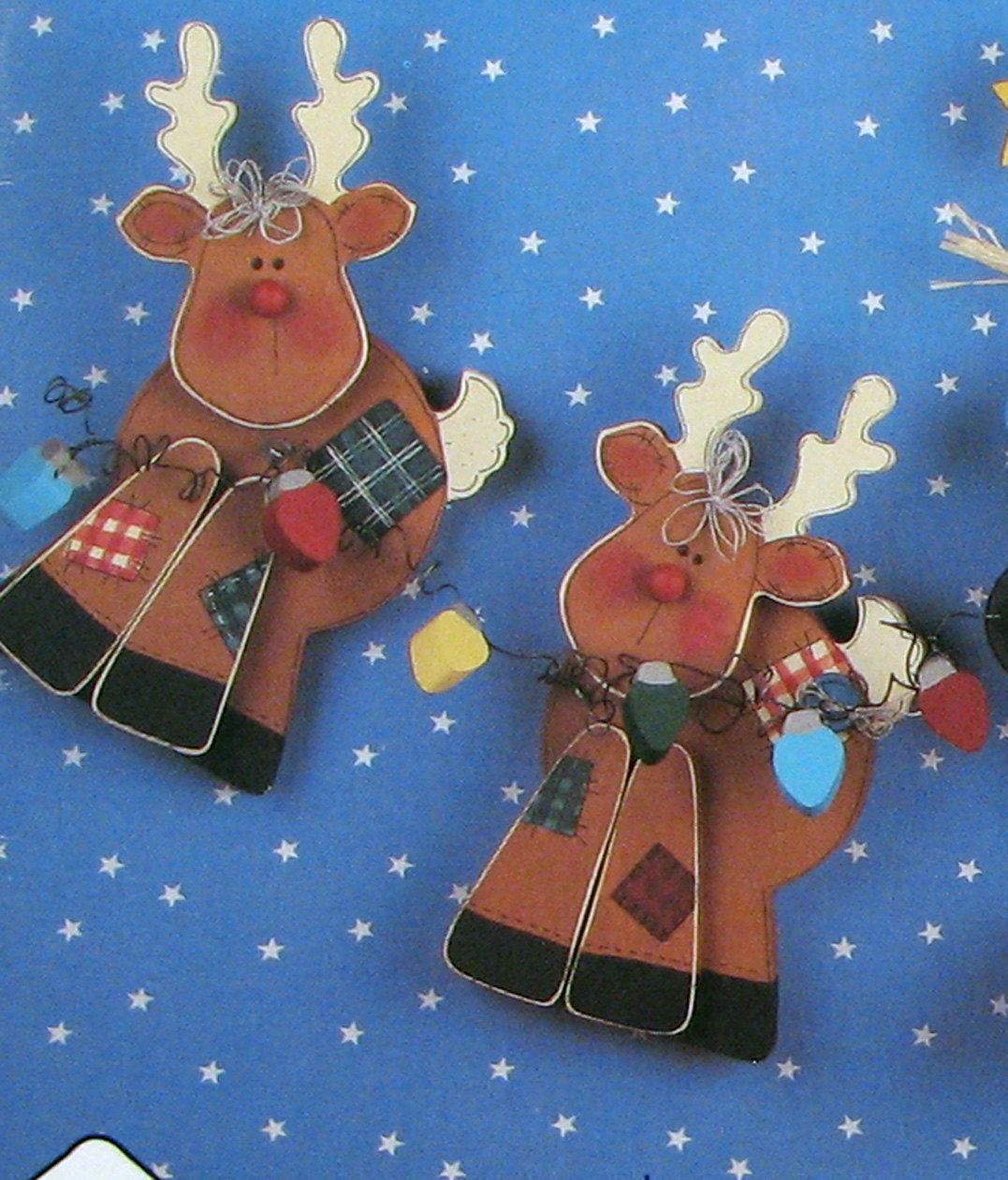 wooden reindeer cutouts